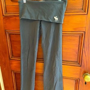 Gray yoga pants